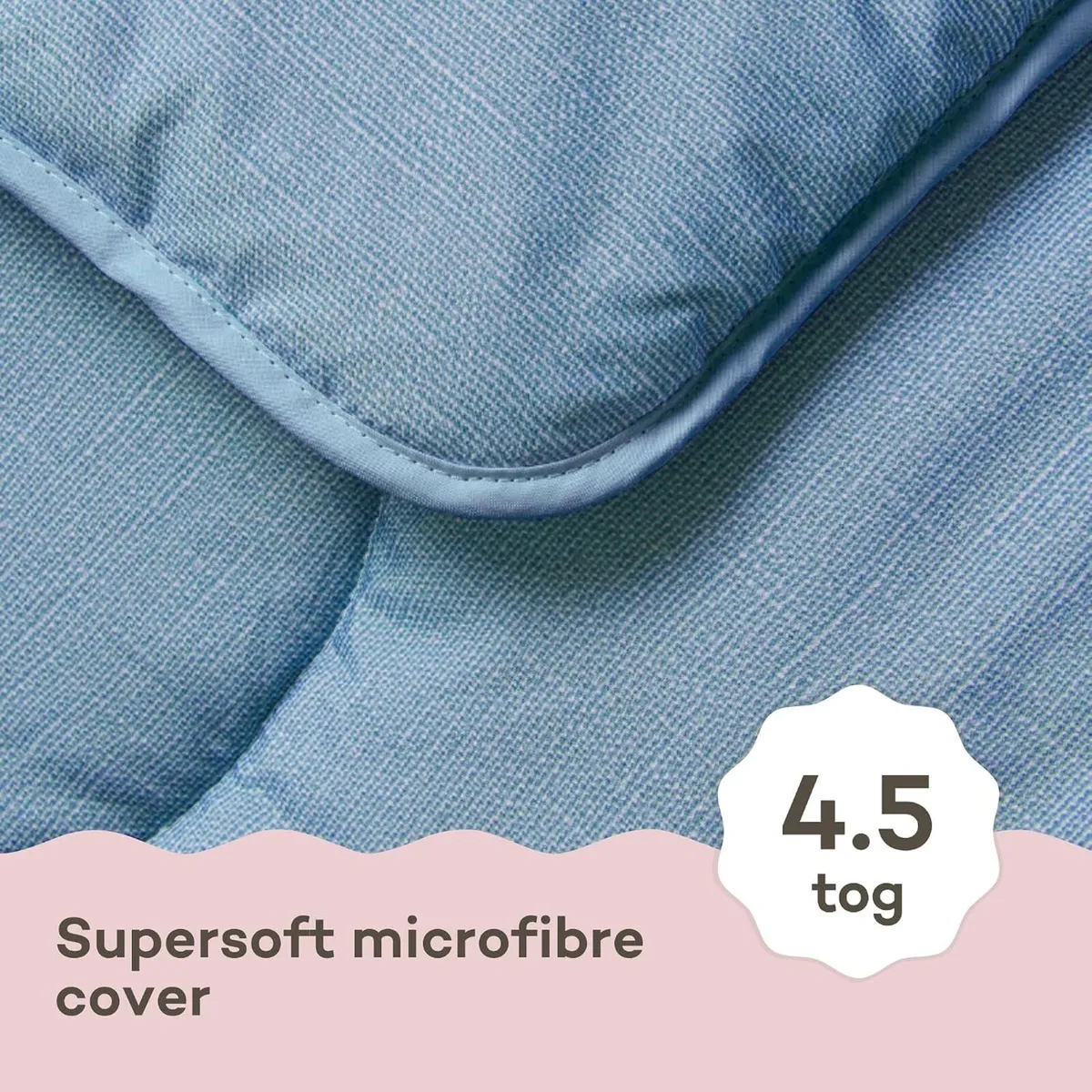 Duvet 4.5 Tog Linen Twilight Super King - Image 4