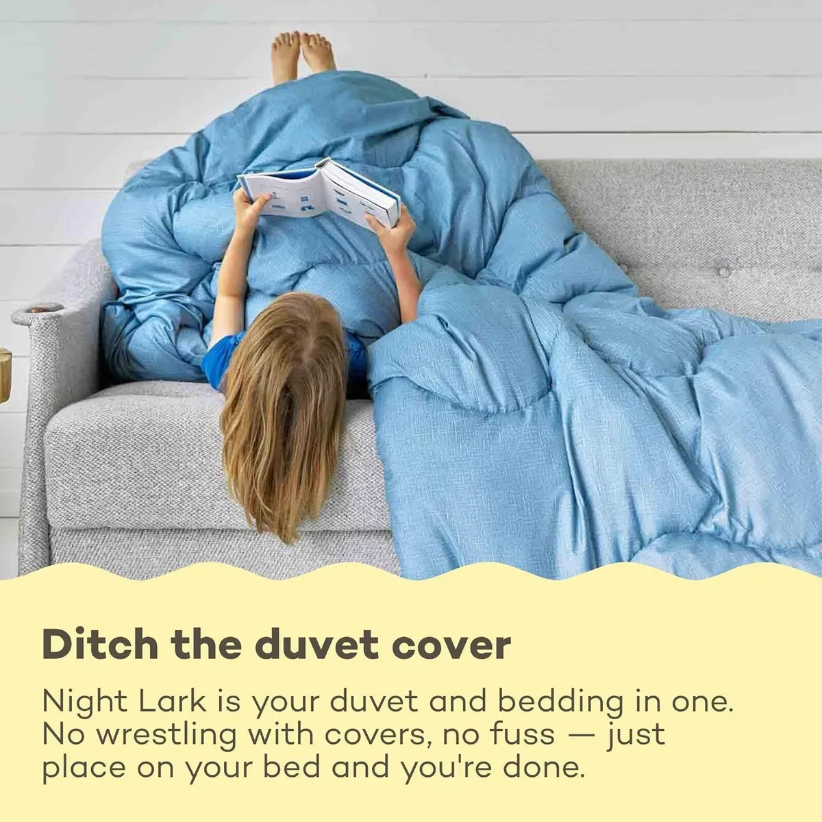 Duvet 4.5 Tog Linen Twilight Super King - Image 3