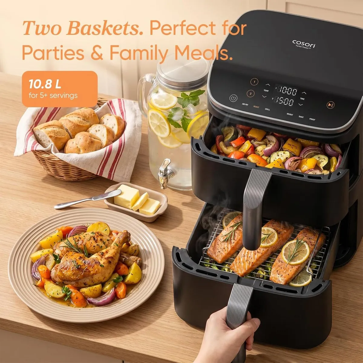 Turboblaze Air Fryer 6L Dc Motor - Image 2