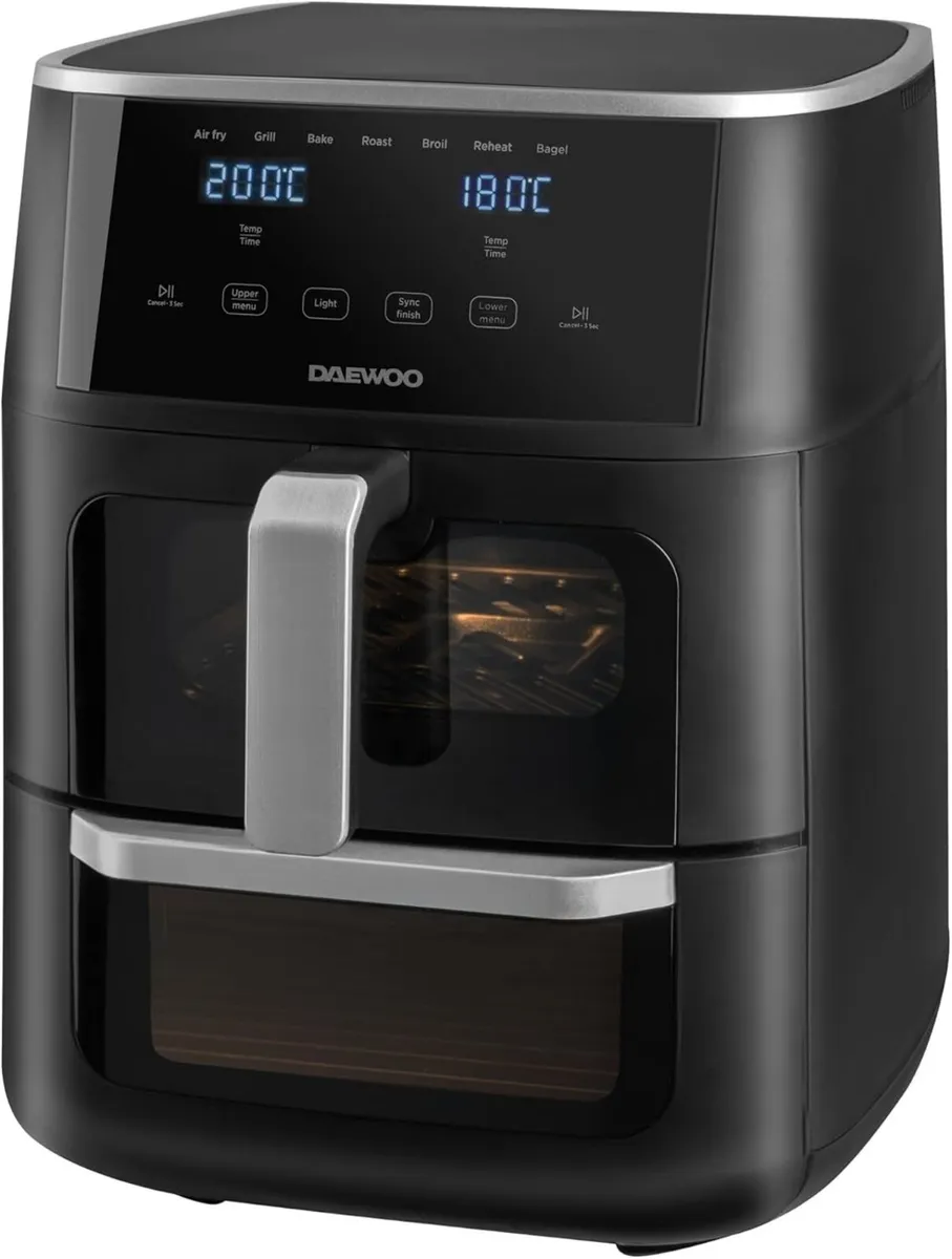 Actuate Dual Air Fryer 11L 6L 5L Drawers - Image 1