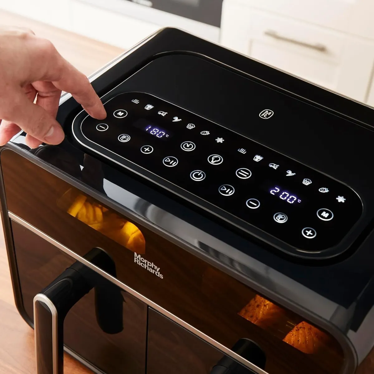 Digital Dual Zone Airfryer Compact Space Saving - Image 3