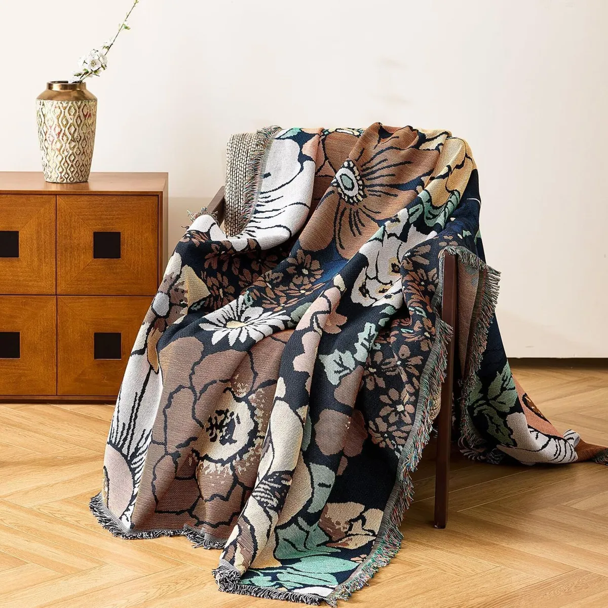 Bohemian Large Sofa Throw Blanket-Extra Throws - Image 1