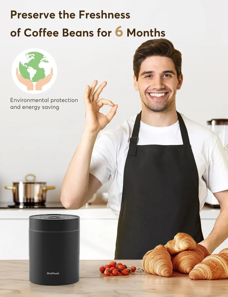 Kilo Auto Vacuum Coffee Canister 1.8L for 21.2oz - Image 3