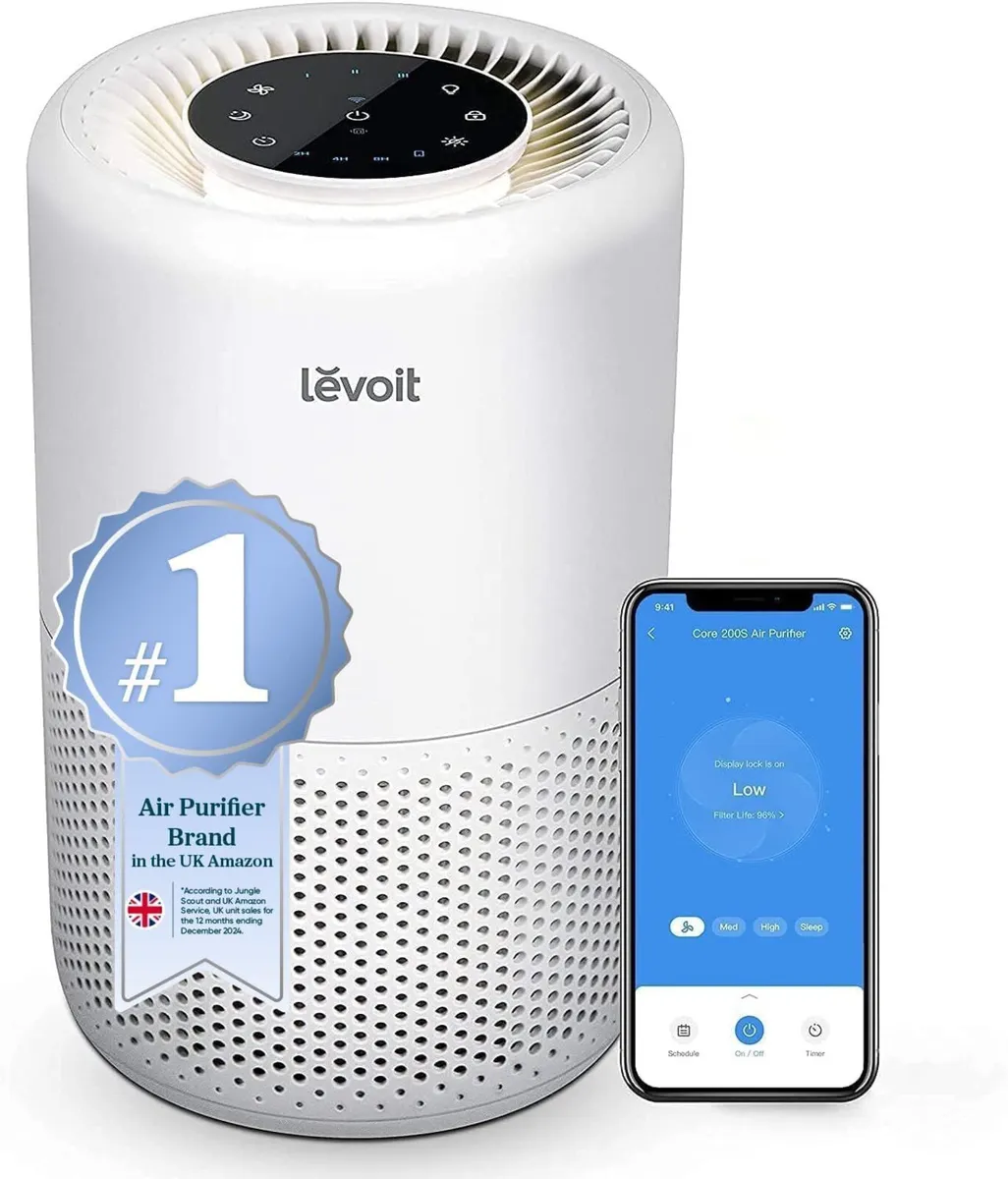 Smart Hepa Air Purifier for Bedroom Home 64m - Image 1
