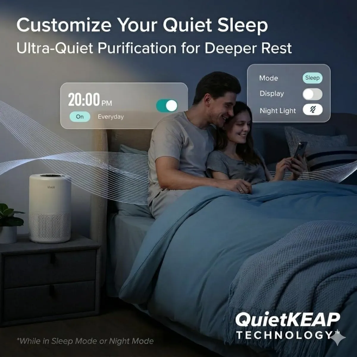 Smart Hepa Air Purifier for Bedroom Home 64m - Image 4