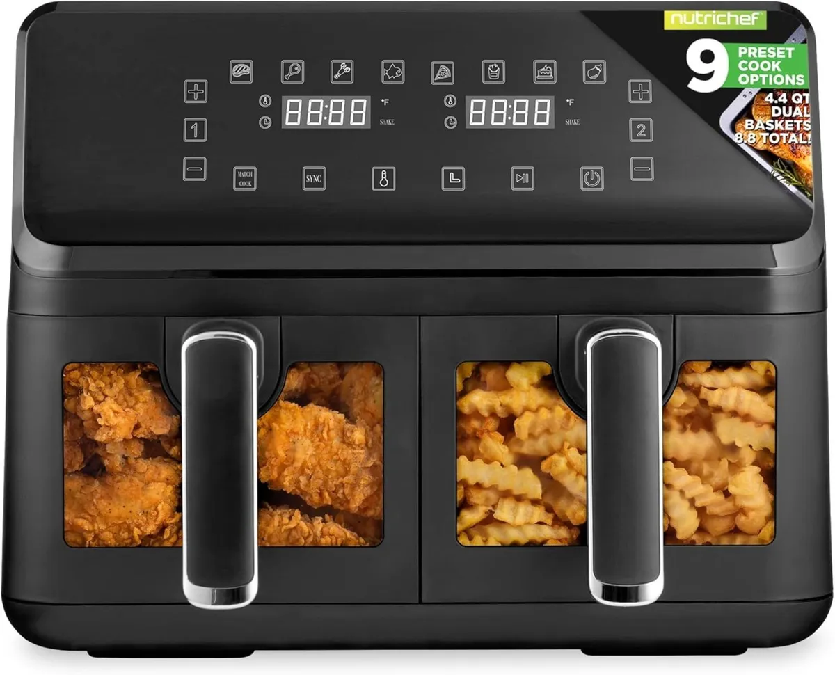 Large Air Fryer Dual Zone 8.3L Double - Image 1