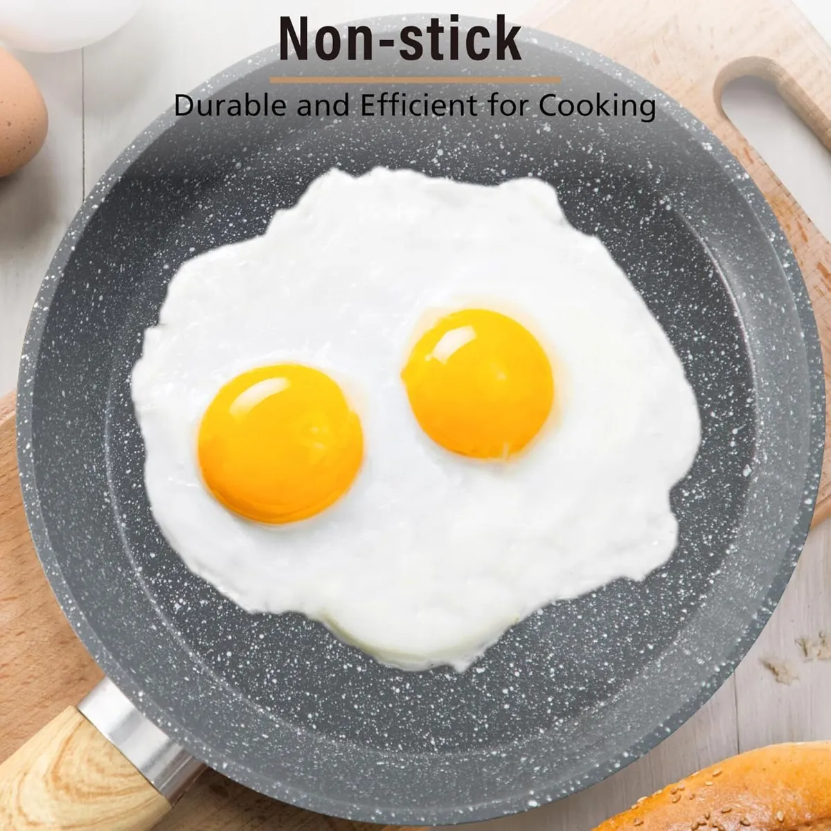 17 Pieces Non Stick Pots and Pans Set - Image 3