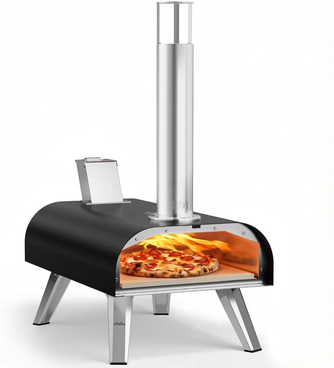 Outdoors 12 Inch Wood Pellet Pizza Oven Portable - Image 1