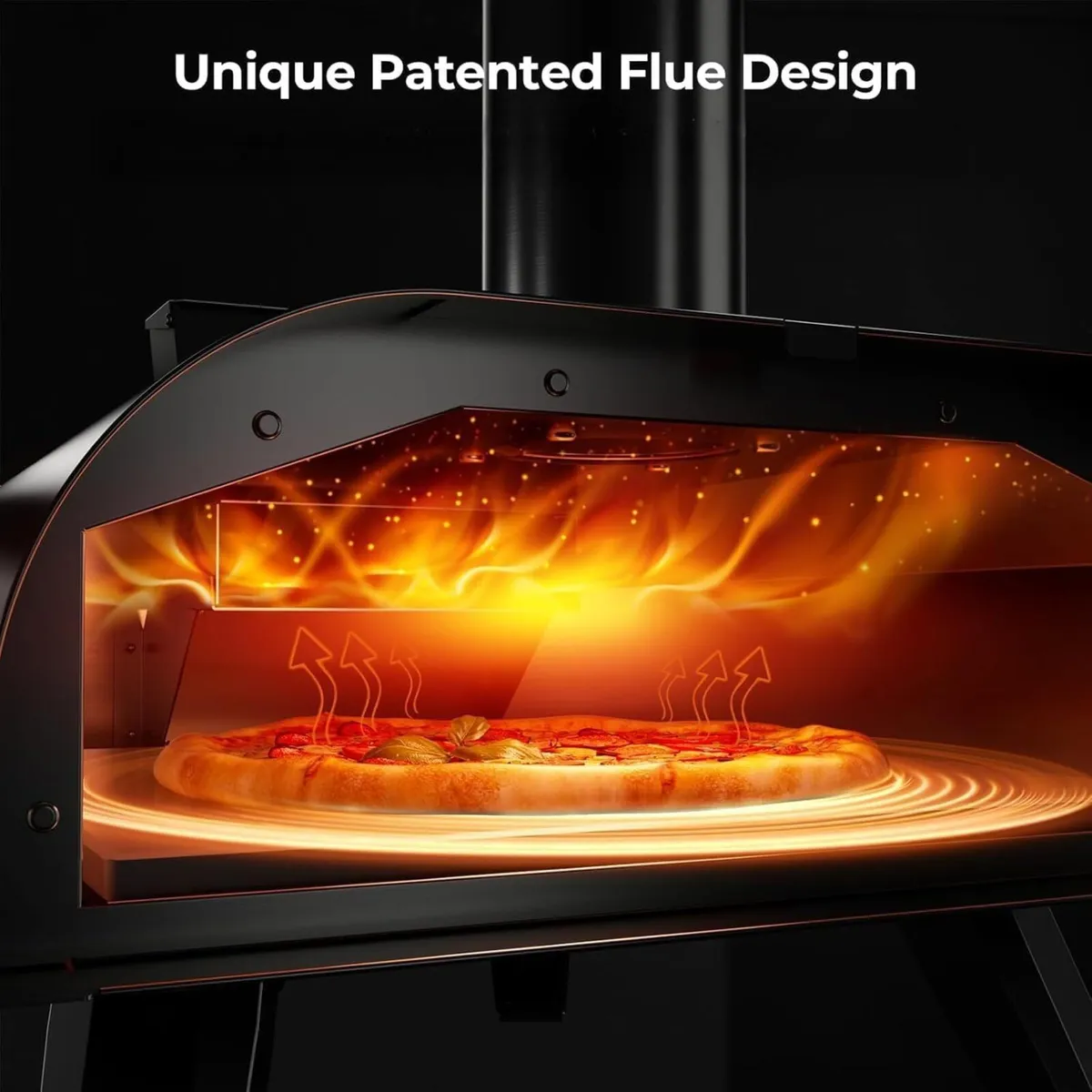 Outdoors 12 Inch Wood Pellet Pizza Oven Portable - Image 2