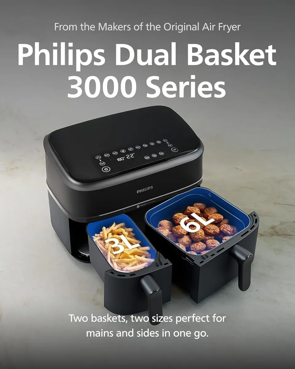 Air Fryer Series Dual Basket 9L Family Sized - Image 2