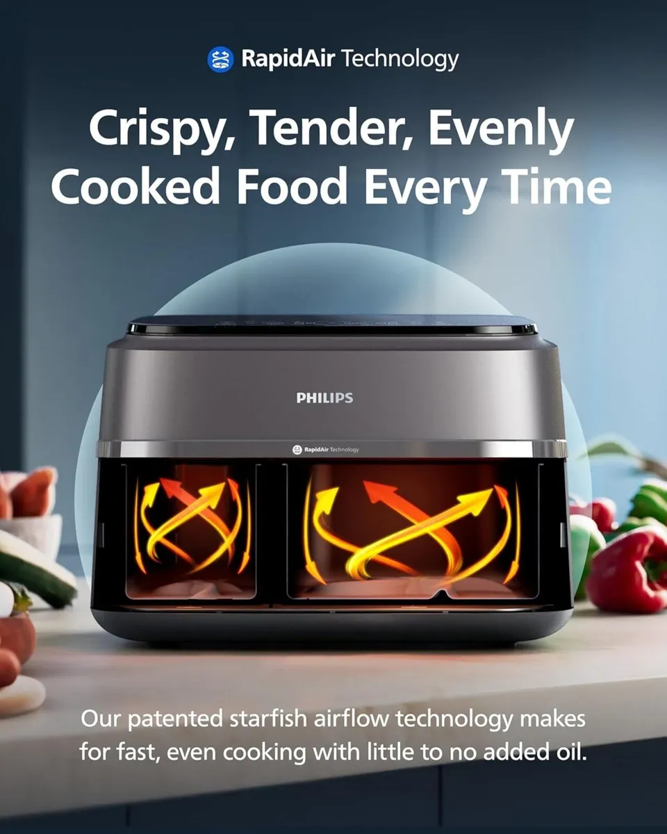 Air Fryer Series Dual Basket 9L Family Sized - Image 3