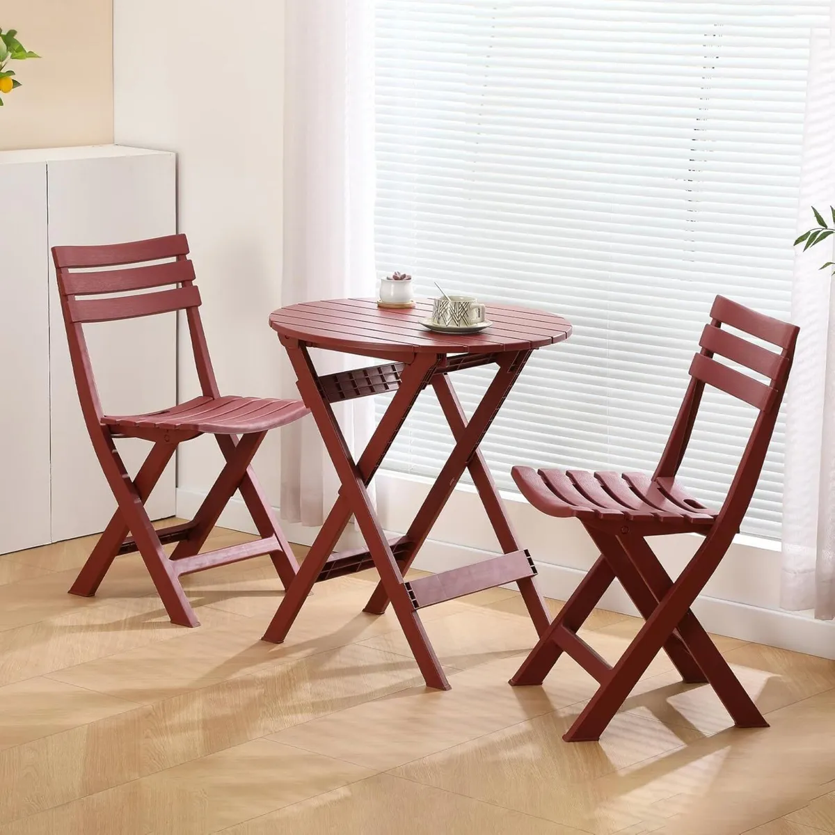 Folding Bistro Set Foldable - Image 1