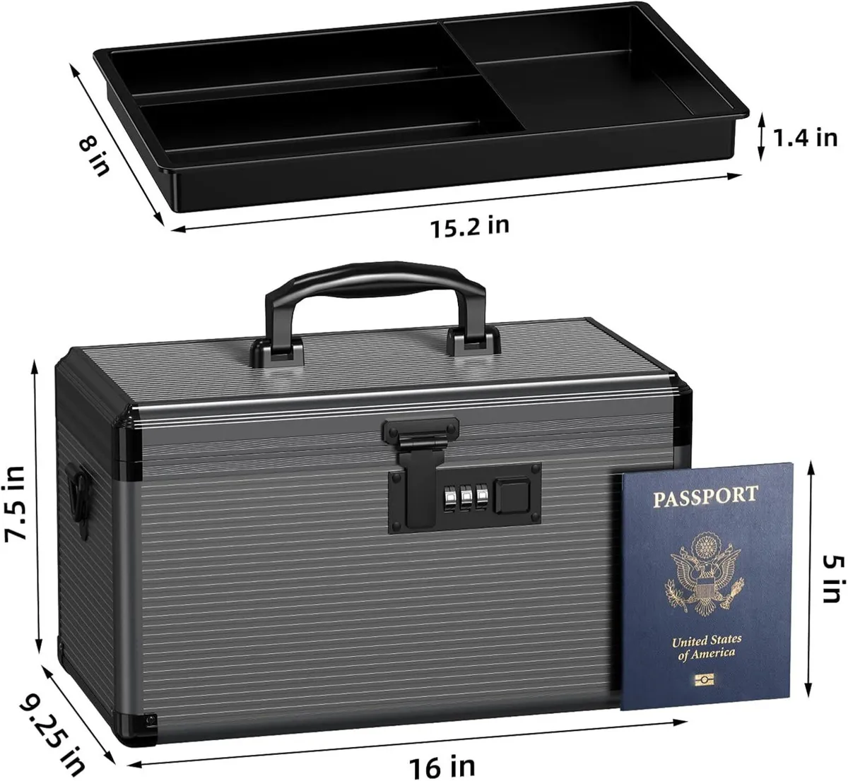 Medicine Lock Box with Code Lockable - Image 2