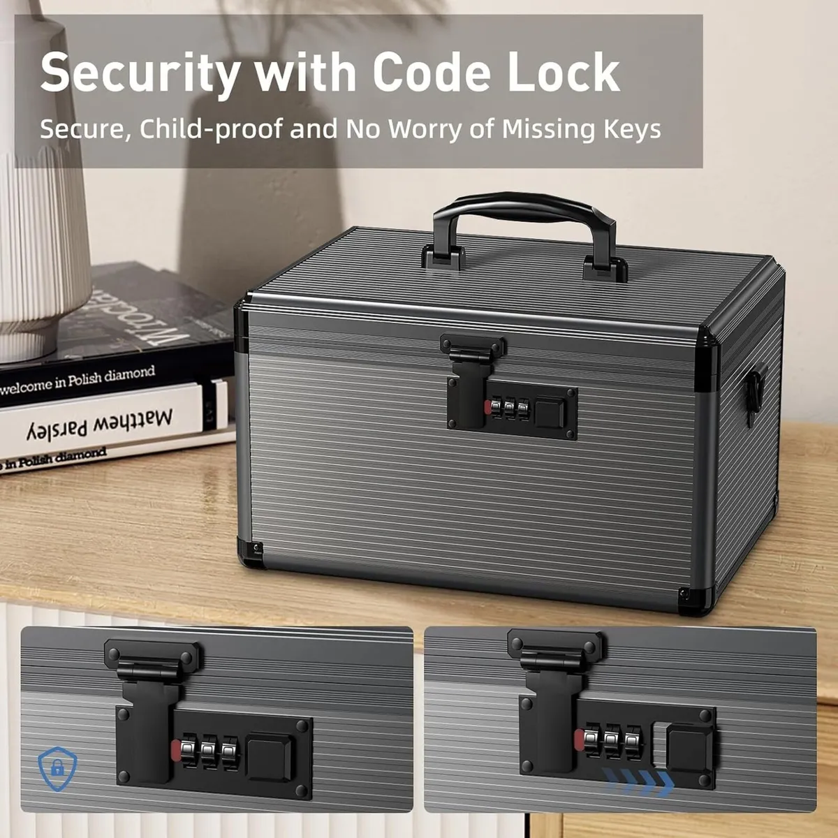 Medicine Lock Box with Code Lockable - Image 4