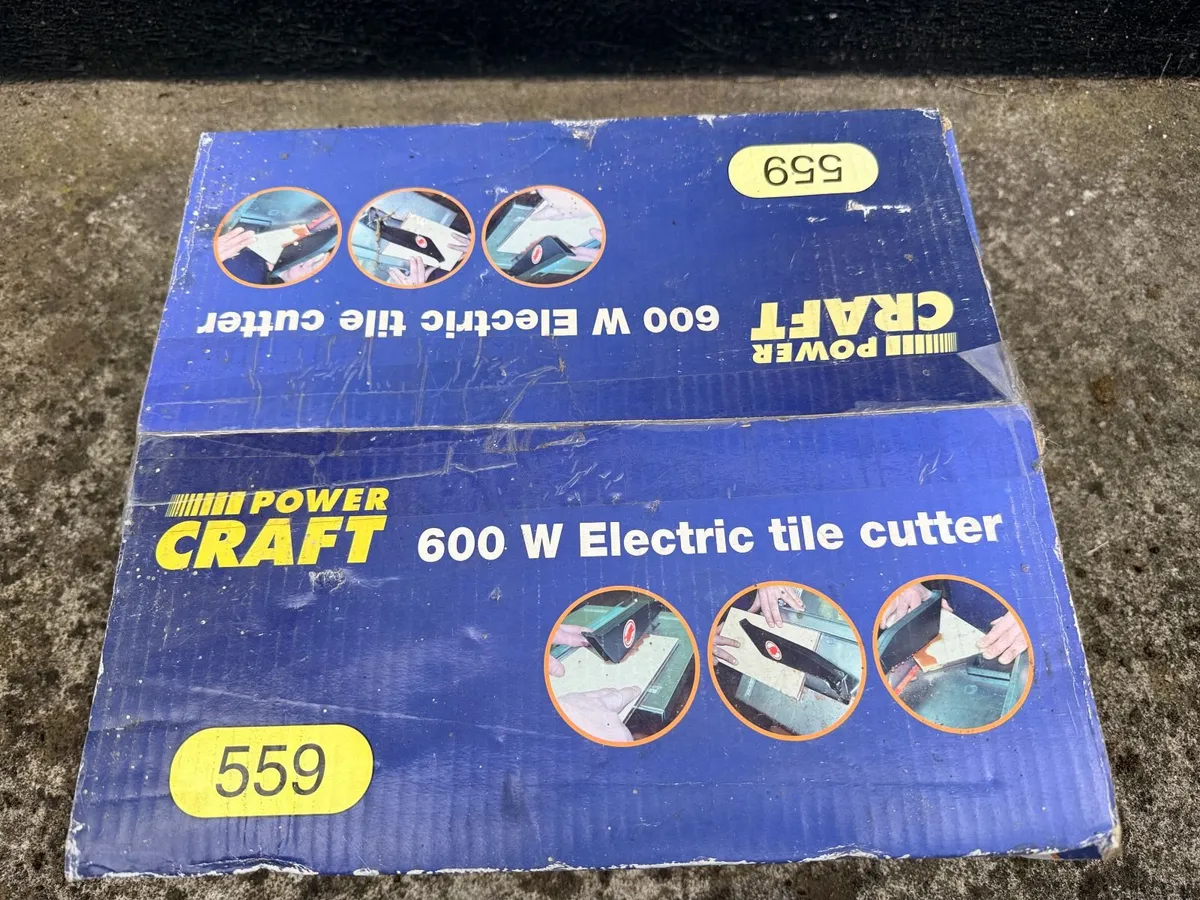 600W electric wet tile cutter - new in box - Image 2