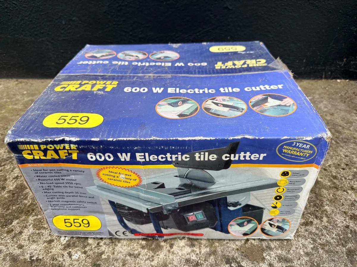 600W electric wet tile cutter - new in box - Image 3