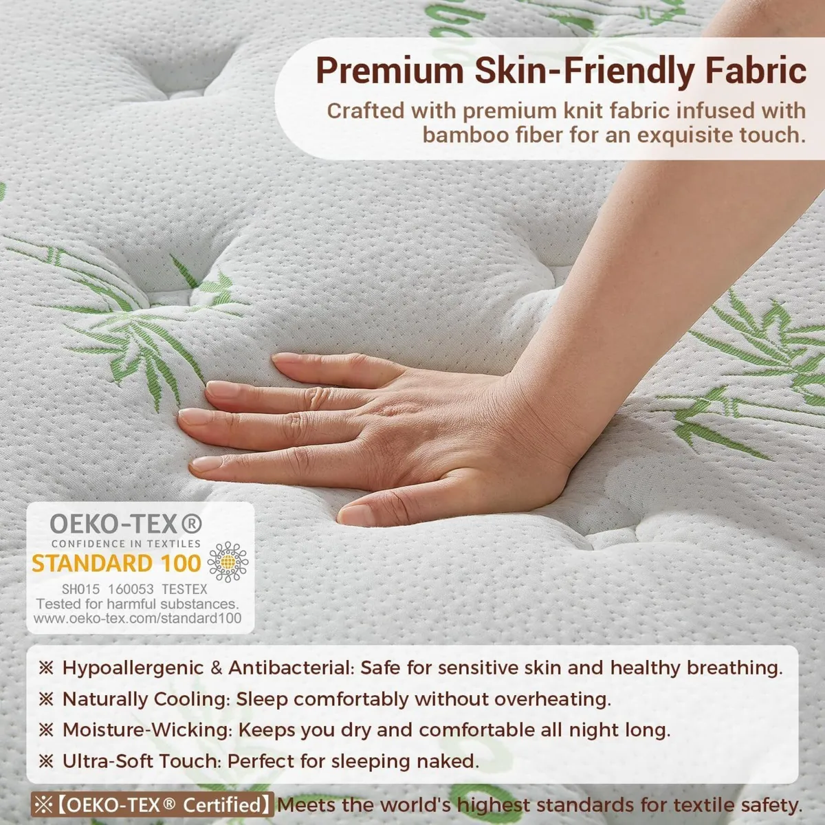 Luxe Pillow Top Mattress Orthopaedic Hybrid - Image 4