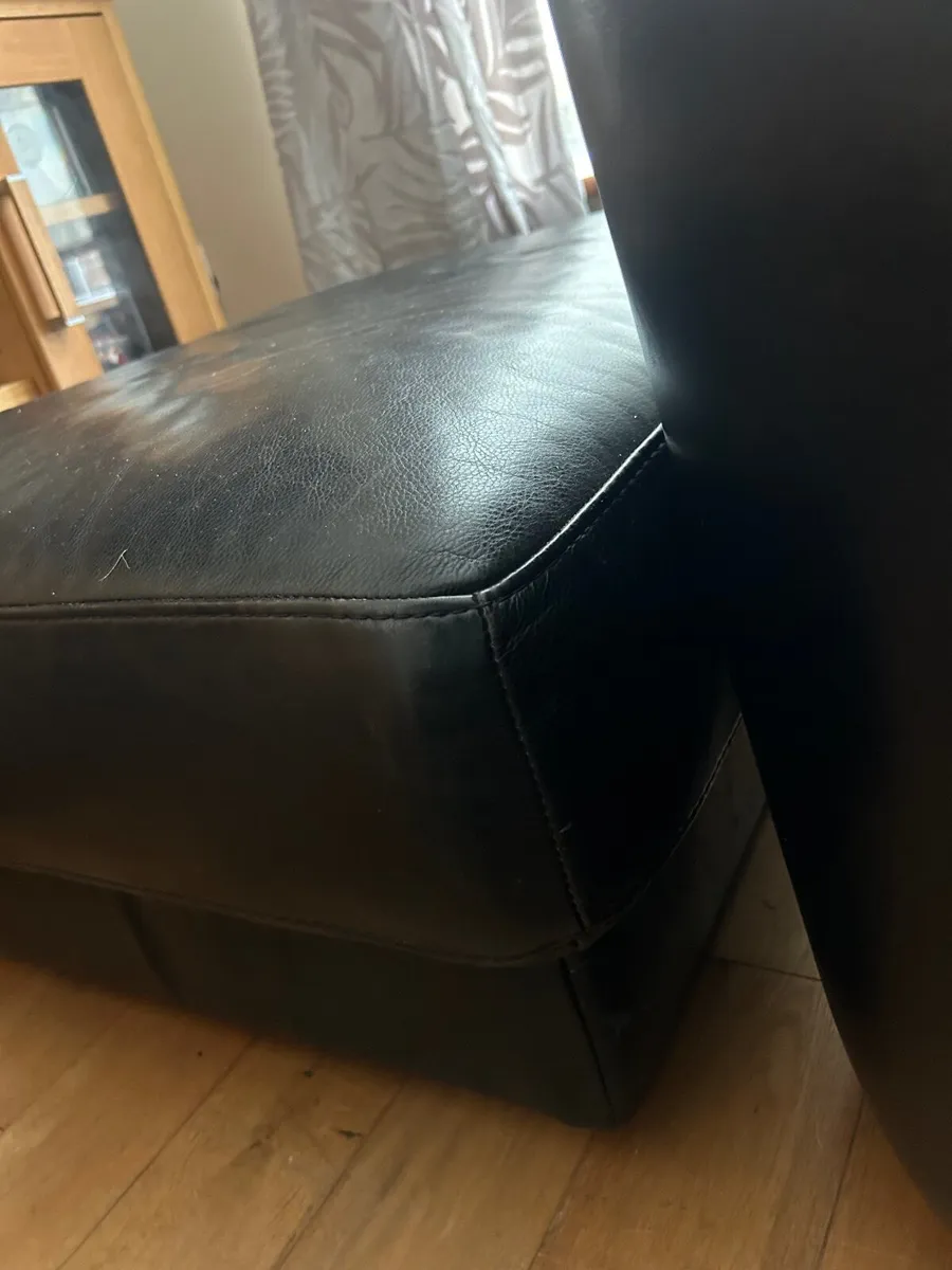3 seater, 2 seater, armchair & pouffe - Image 2