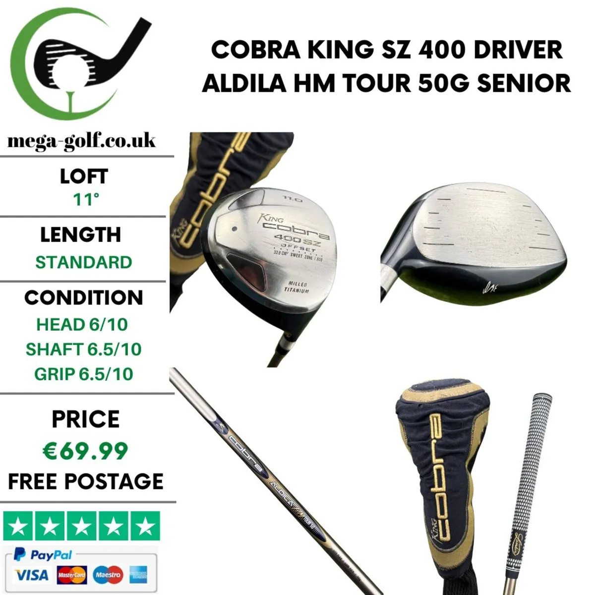 Cobra King SZ 400 Driver / 11° / Senior - Image 1