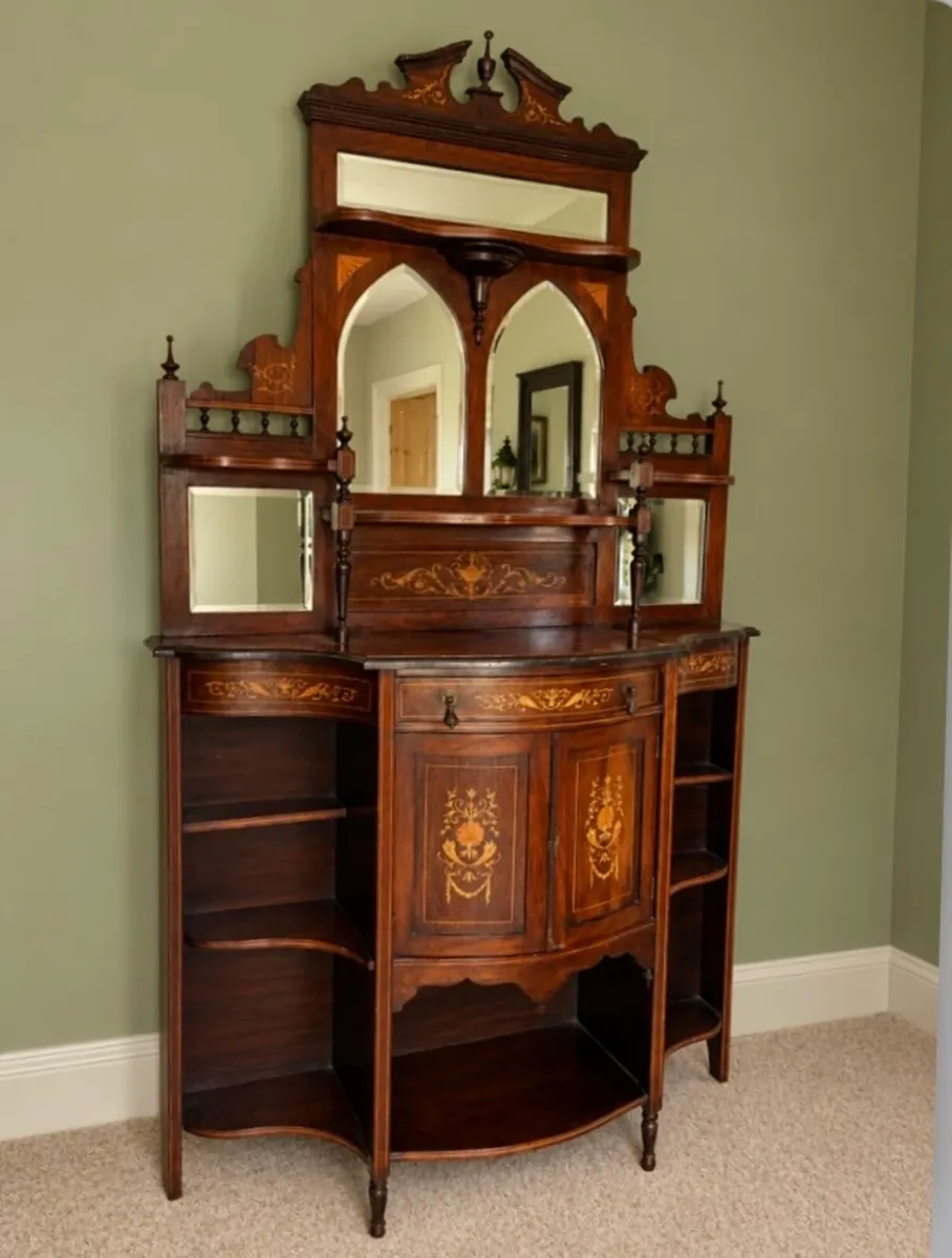 Victorian Sheraton Rosewood wine cabinet