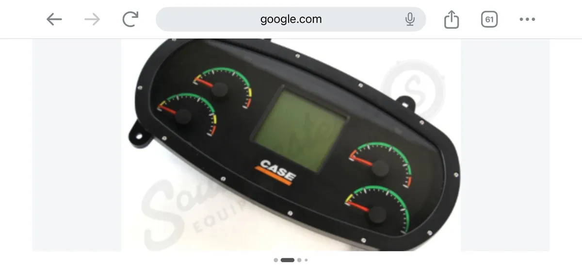 Case model F Loading shovel monitor repair - Image 2
