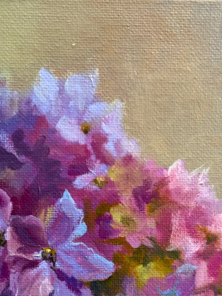 Oil painting flowers - Image 4