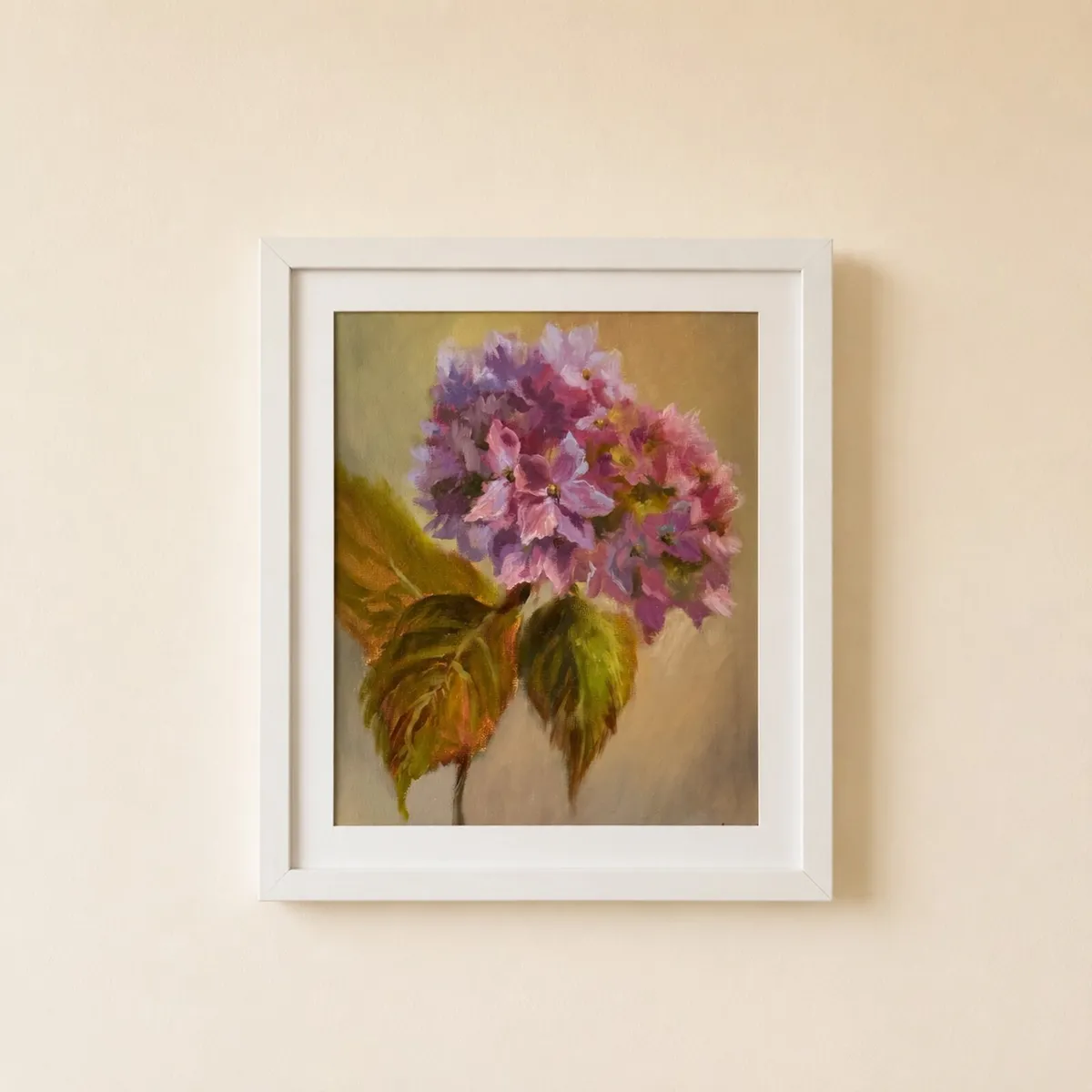 Oil painting flowers - Image 1