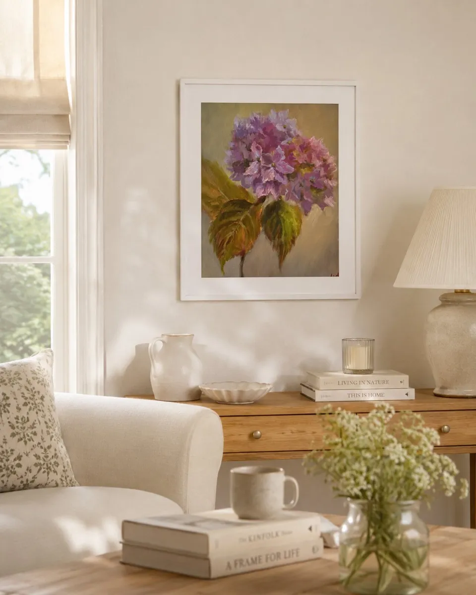 Oil painting flowers - Image 2