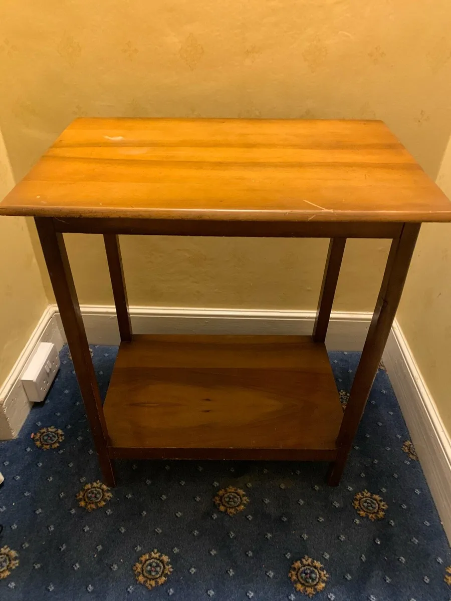Vintage Wooden Console / Hall Table - Image 2