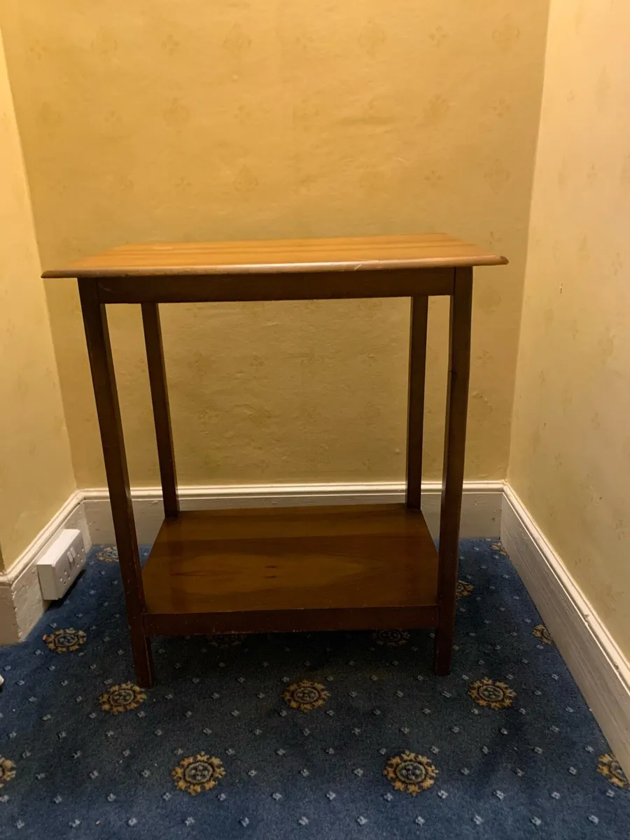 Vintage Wooden Console / Hall Table - Image 1