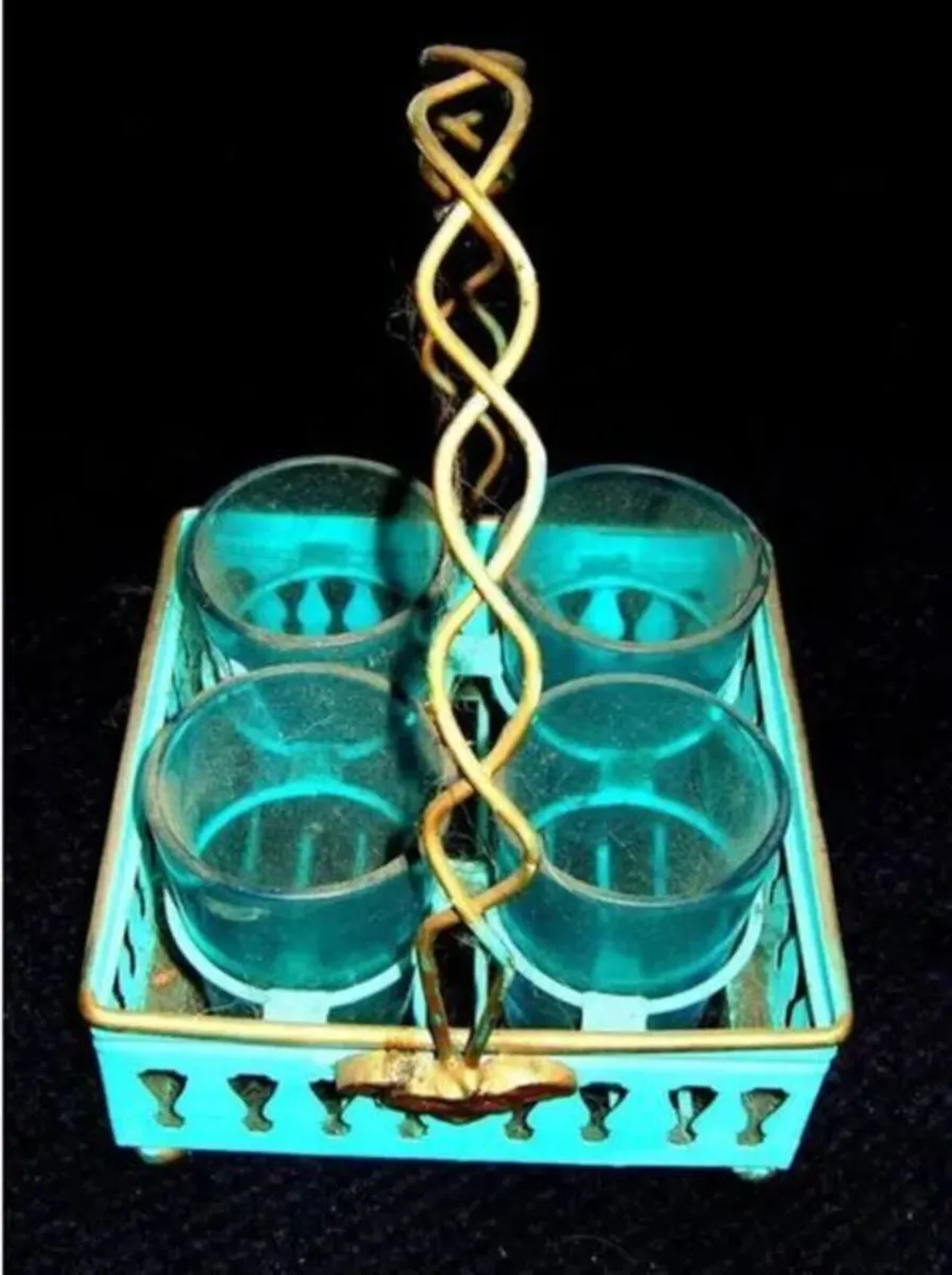 Vintage 1950s Harrods Short Drinks Carrier - Image 2