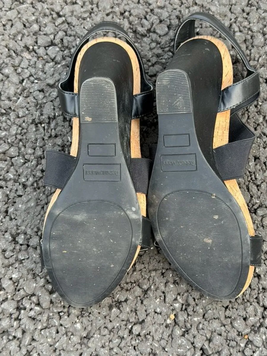 4-Pair Bundle of Ladies Summer Sandals (Wedges and Flat) - Image 3