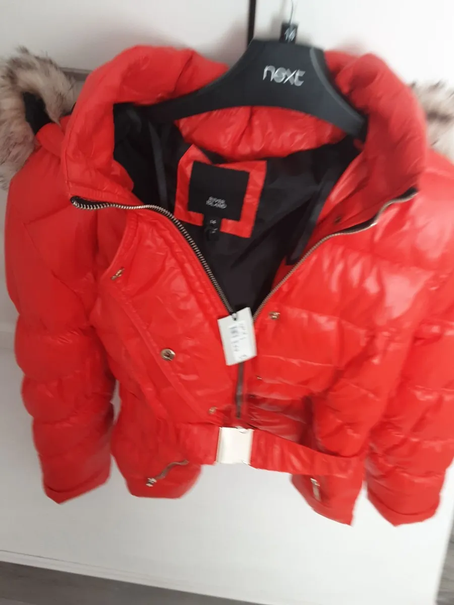 Ladies red jacket new - Image 2