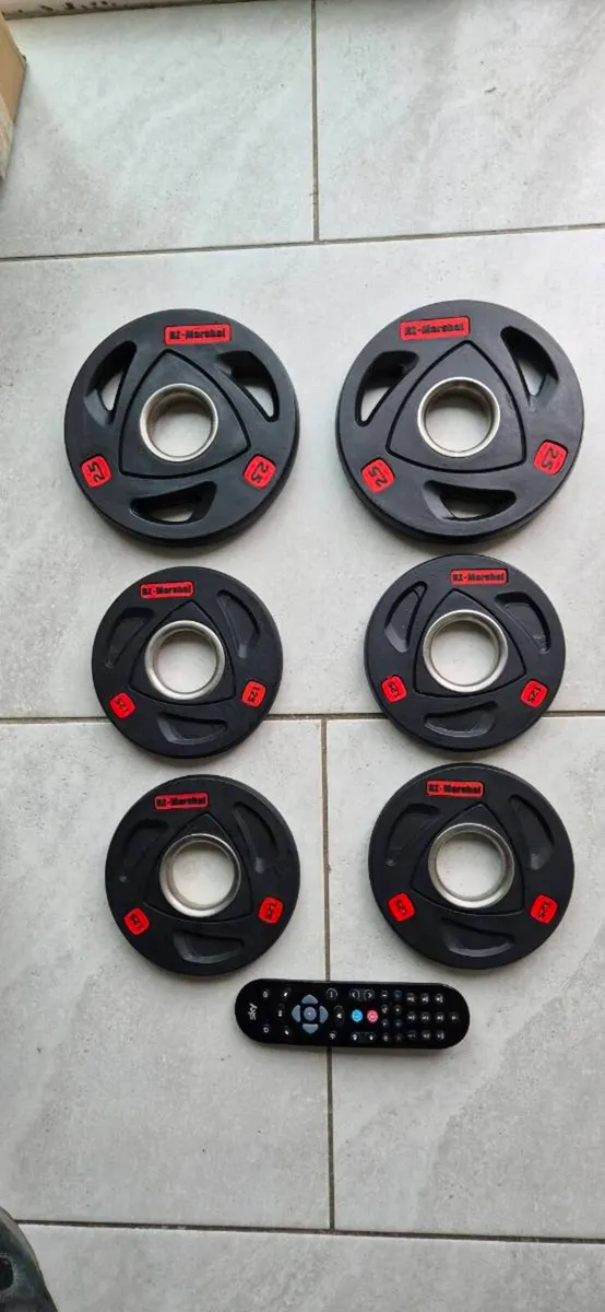 Brand new olympic fractional weight plates x6 - Image 1