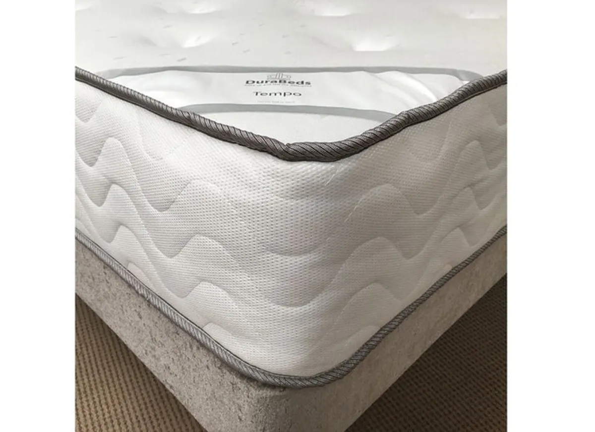 New double bed mattress in plastic