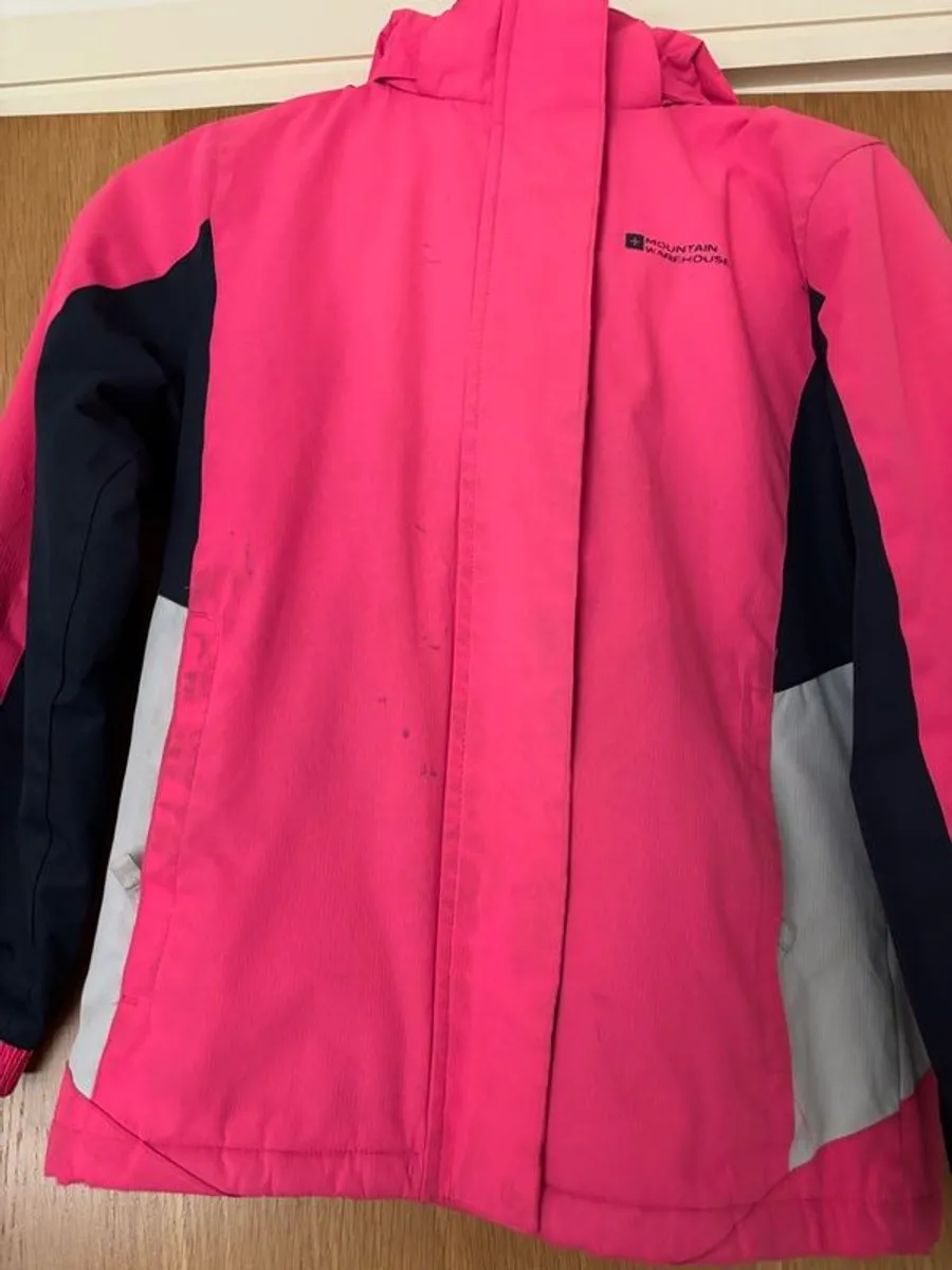 Mountain Warehouse Snowdrop Printed Kids Ski Jacket - Image 1