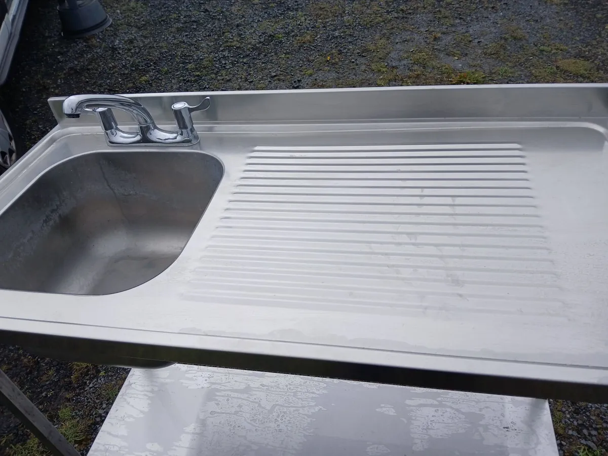 Stainless steel cabbinet sink unit deliverd - Image 1