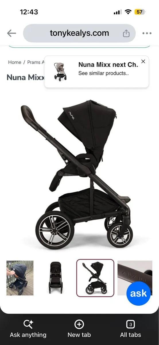 Nuna mix travel system - Image 1