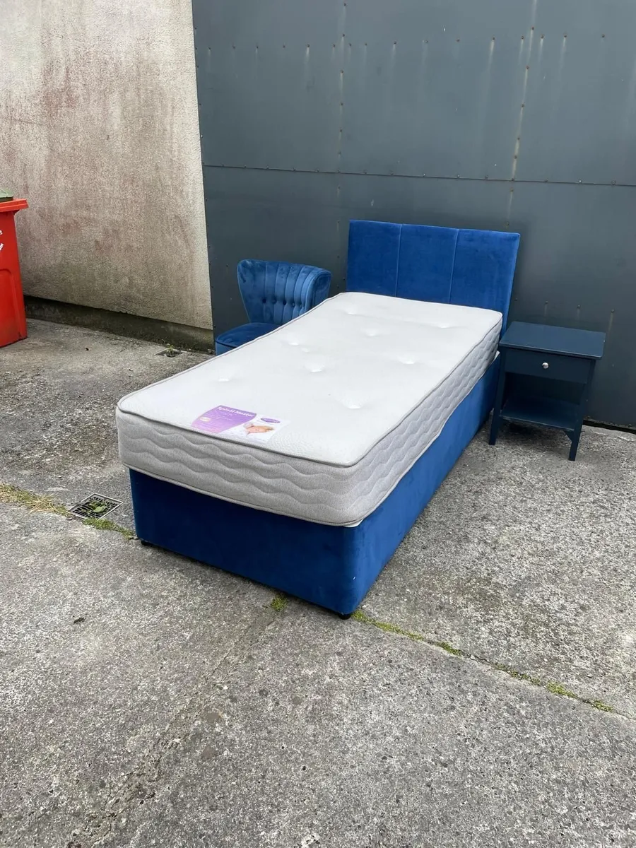 Single Bed with Chair and Locker