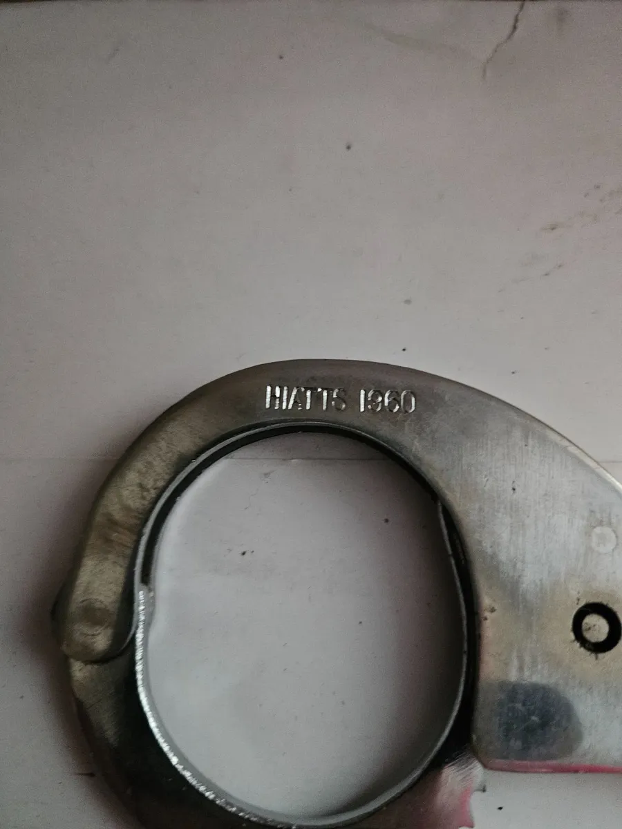 Vintage 1960's Police Handcuffs British Made - Image 2