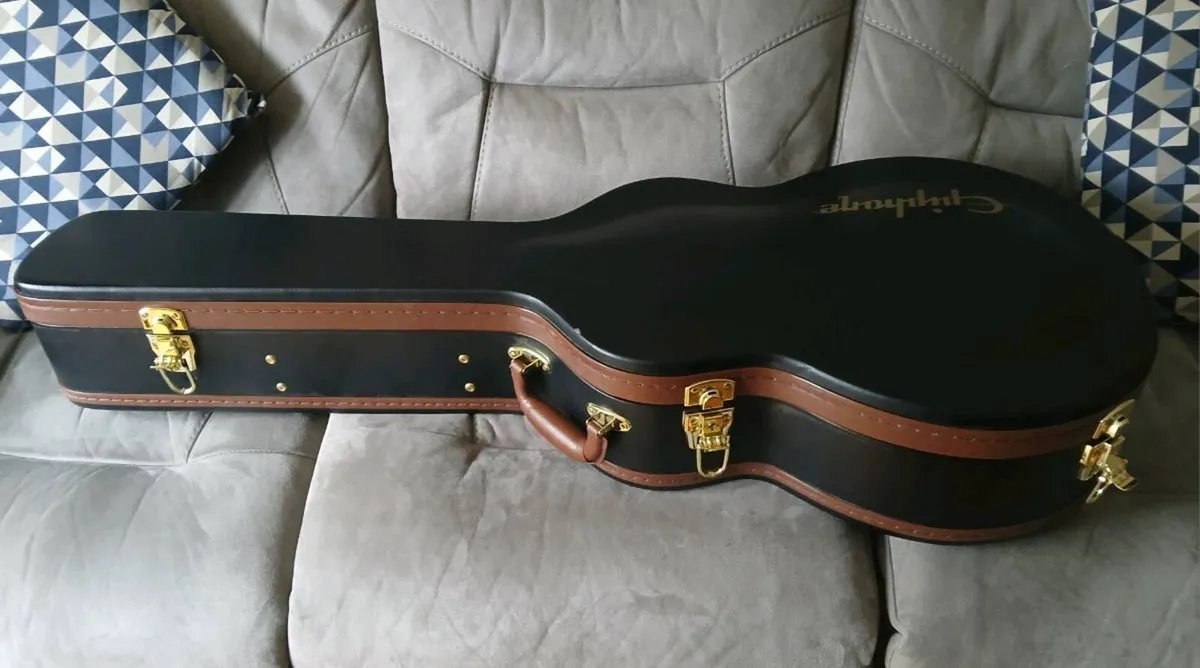 Epiphone EJ200 Coupe and fitted Epi case - Image 3