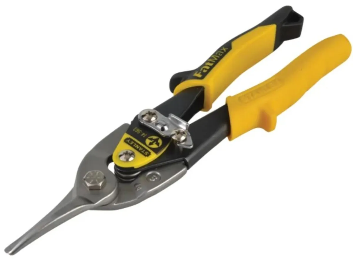 Stanley STA914563 Yellow Aviation Snips & Holster - Image 3