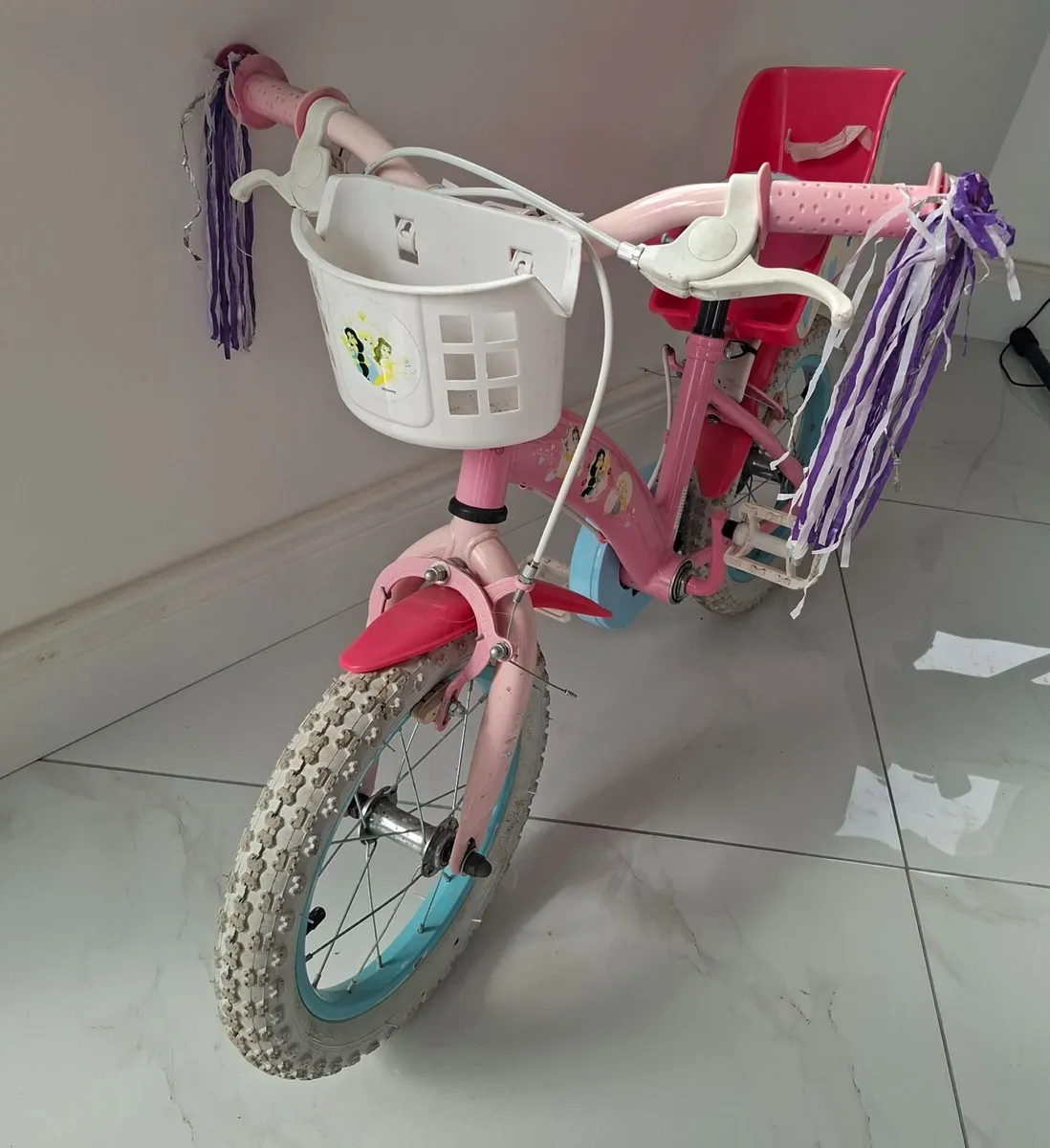 14 Inch Disney Princess Bike - Image 2
