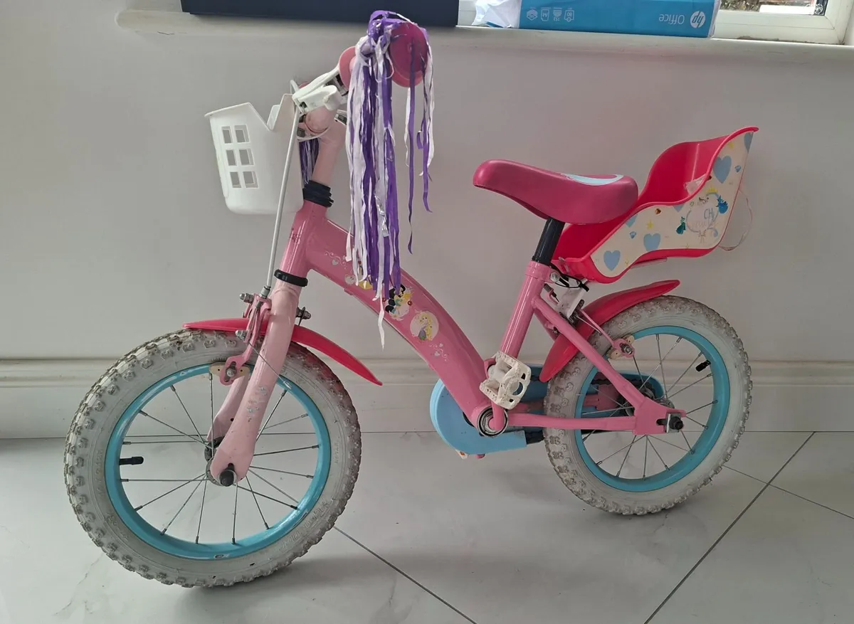 14 Inch Disney Princess Bike - Image 3