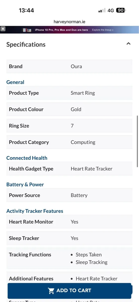 Oura 5 ring size 7 BRAND NEW - Image 4