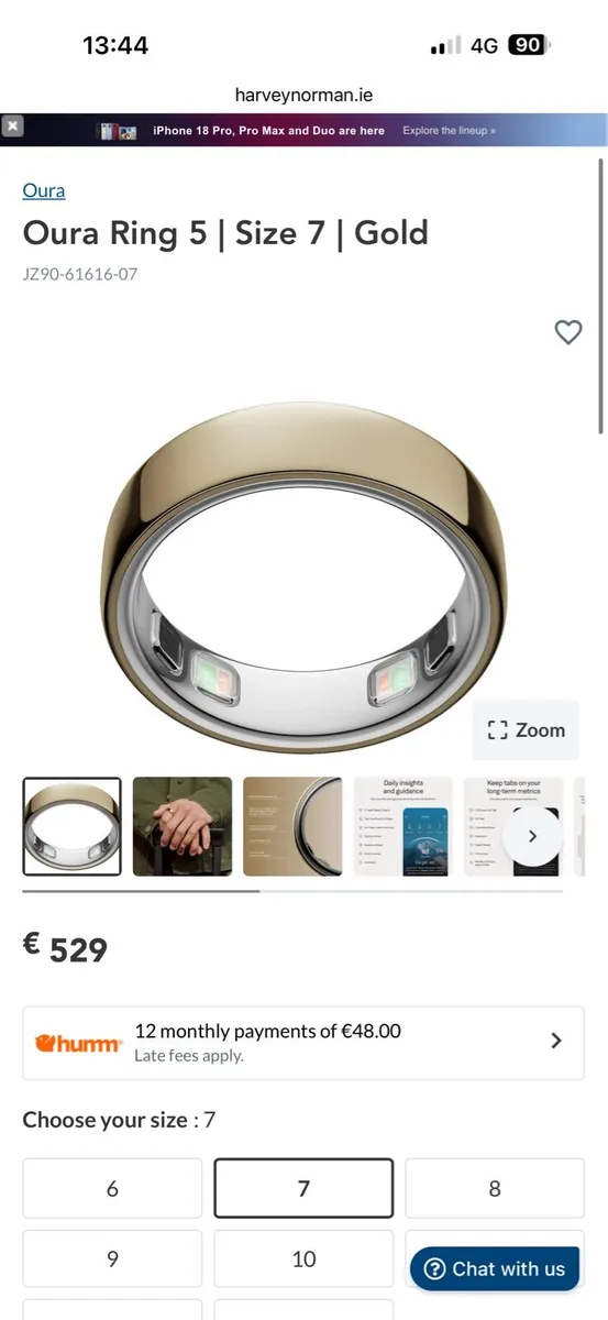 Oura 5 ring size 7 BRAND NEW - Image 3