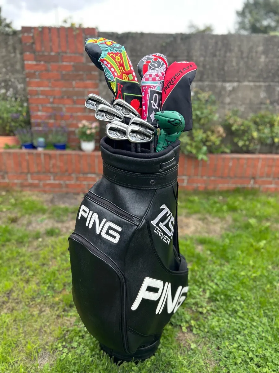 Full set of Ping Golf clubs - Image 1