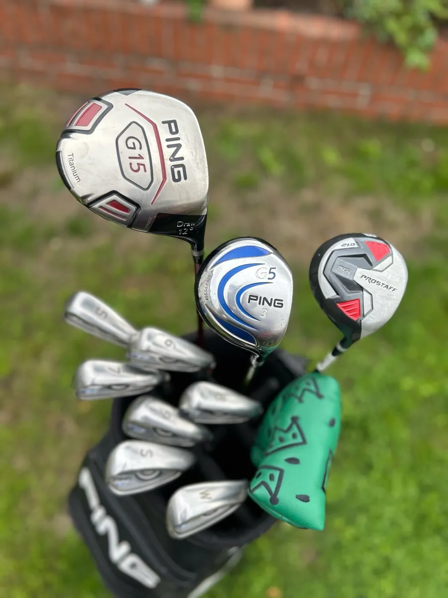Full set of Ping Golf clubs - Image 3