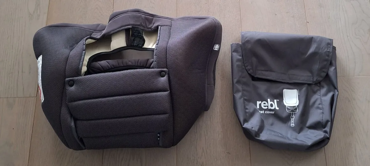 Brand new Nuna Rebl carseat cover - charcoal grey - Image 4