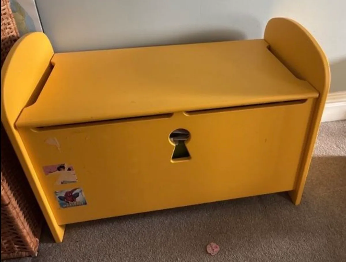 Yellow ikea chest - Image 1